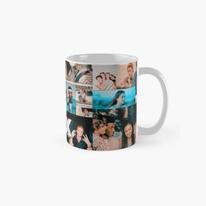 I ❤ Outer Banks Teal Aesthetic Collage Classic Mug RB1809 sản phẩm Offical Outers Bank Merch