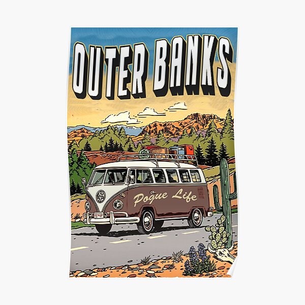 Outer Banks Trends Poster RB1809 product Offical Outers Bank Merch
