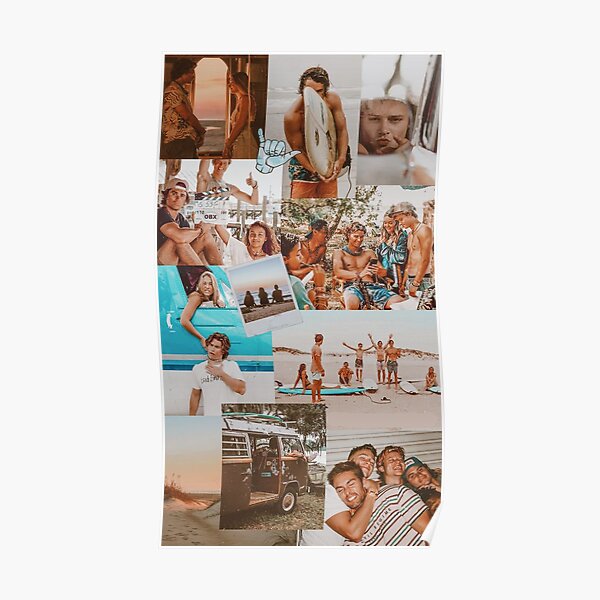 Best Summer Outer Banks  Aesthetic Collage Poster RB1809 product Offical Outers Bank Merch