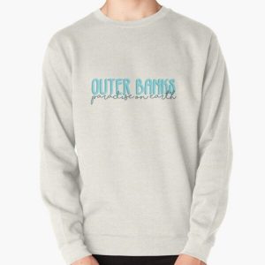 outer banks paradise on earth light blue Pullover Sweatshirt RB1809 product Offical Outers Bank Merch