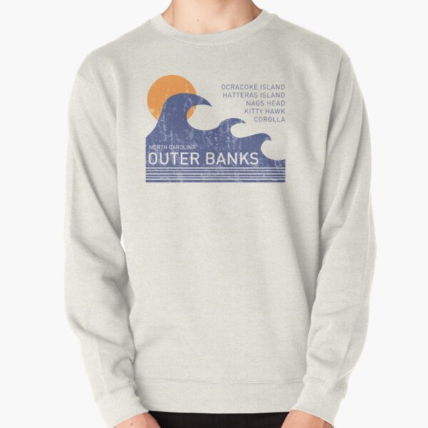 Outer Banks NC Waves Pullover Sweatshirt RB1809 product Offical Outers Bank Merch