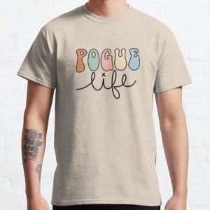Pogue Life Script Classic T-Shirt RB1809 product Offical Outers Bank Merch