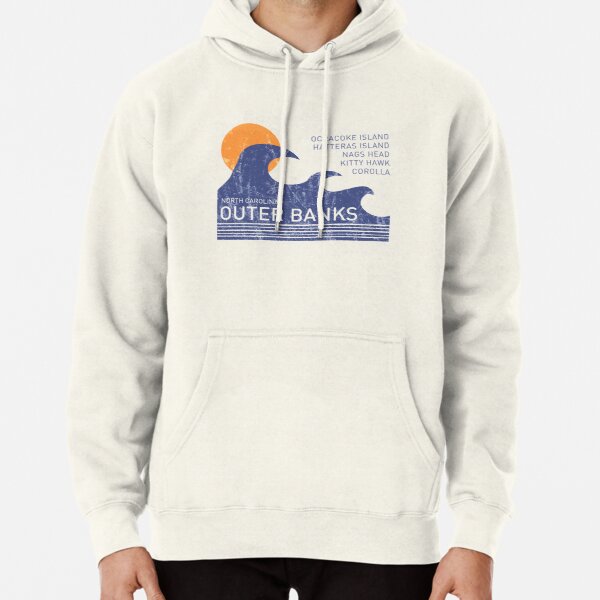 Outer Banks NC Waves Pullover Hoodie RB1809 product Offical Outers Bank Merch