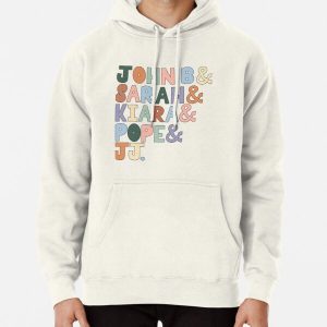 The Pogues: John B, Sarah, Kiara, Pope, & JJ in color Pullover Hoodie RB1809 product Offical Outers Bank Merch