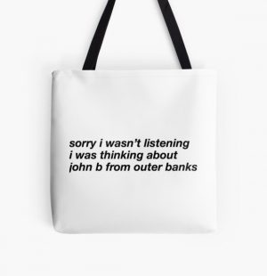 john b outer banks  All Over Print Tote Bag RB1809 product Offical Outers Bank Merch
