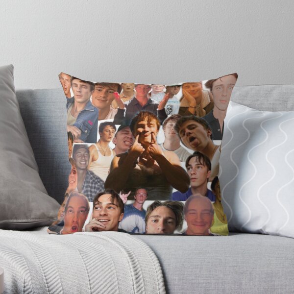 drew starkey (collage) Throw Pillow RB1809 product Offical Outers Bank Merch