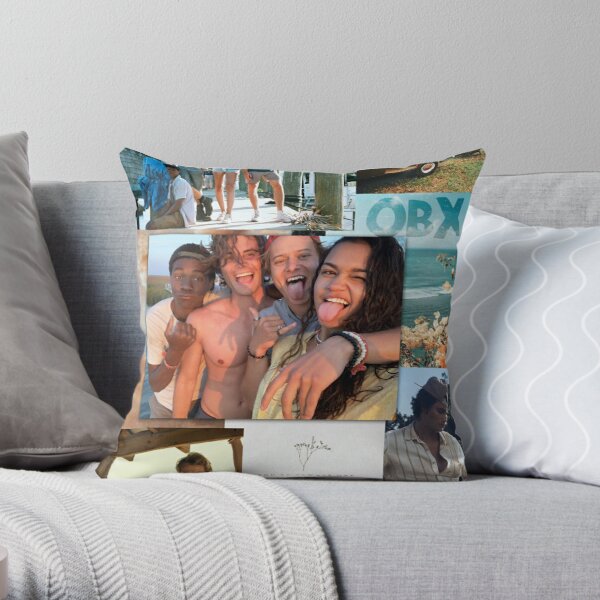 Outer Banks Vintage Collage Throw Pillow RB1809 product Offical Outers Bank Merch