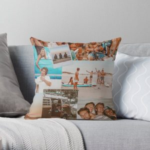 Summer Outer Banks  Aesthetic Collage Throw Pillow RB1809 product Offical Outers Bank Merch