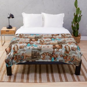 Summer Outer Banks  Aesthetic Collage Throw Blanket RB1809 product Offical Outers Bank Merch