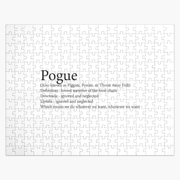 Pogue outer banks defintion Jigsaw Puzzle RB1809 product Offical Outers Bank Merch