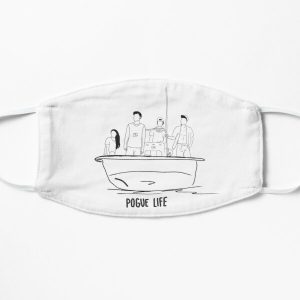 Pogue pogue life poguelife outer banks serie minimalist drawing  Flat Mask RB1809 product Offical Outers Bank Merch