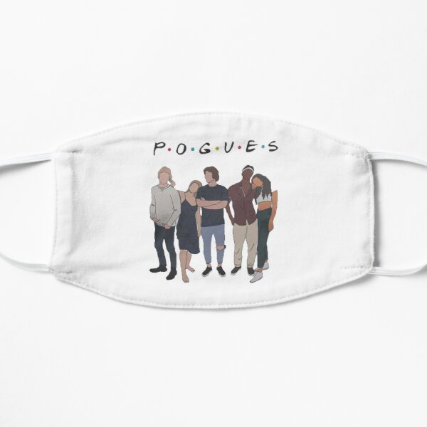 Outer Banks: pogue life pogues friends Flat Mask RB1809 product Offical Outers Bank Merch